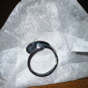 Tiffany & Co Silver Elsa Perreti KeyRing with Unique Design